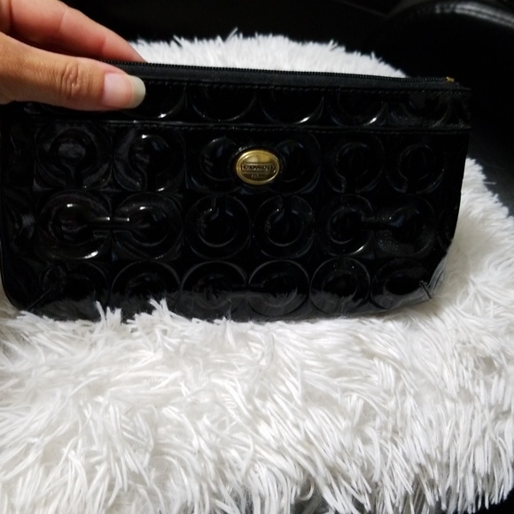 Coach  black wristlet. - Picture 3 of 4